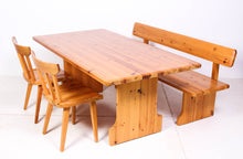 Load image into Gallery viewer, Karl Andersson Söner Furu Table with bench seat and chairs
