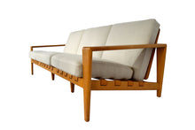 Load image into Gallery viewer, Svante Skogh ”Bodö” oak three seat sofa, 1957
