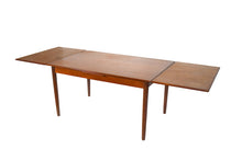Load image into Gallery viewer, Teak Dining Table w/ extendable leaves
