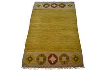 Load image into Gallery viewer, Swedish flat weave hand woven carpet - signed BS
