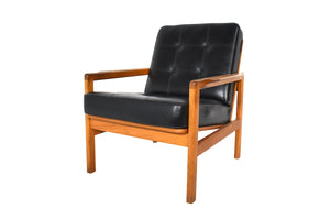 1960s Swedish teak sofa and chair