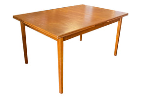 2 - Teak Dining Table with Extensions