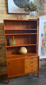 Mid-Century Bookshelf + Cabinet