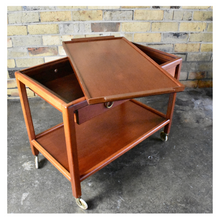 Load image into Gallery viewer, Mahogany Serving Cart
