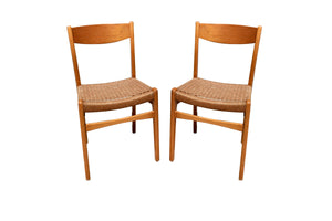 Woven Birch dining Chairs